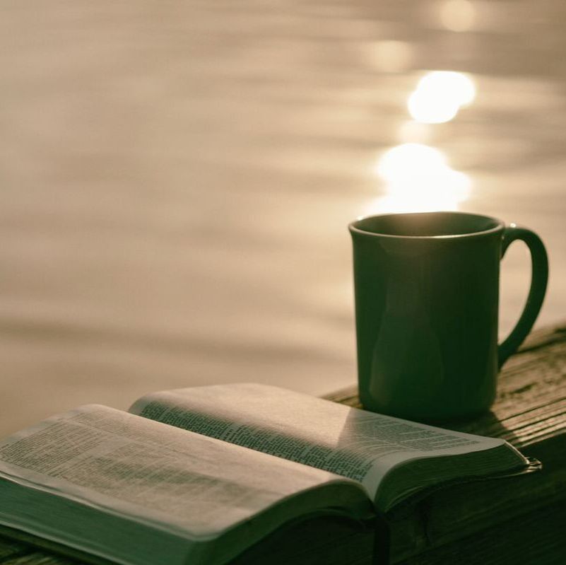 coffee and book